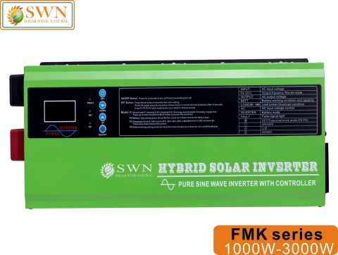 1KW 2KW 3KW 12VDC 24VDC high quality hybrid inverter for Lifepo4 battery system